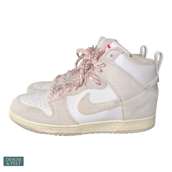 Nike Dunk High Notre Light Orewood Brown White Red Sneakers Men’s Size 10 - Picture 9 of 16